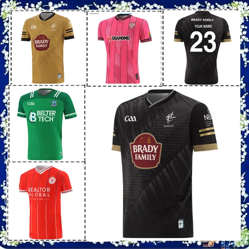 

2024 Kildare GAA Alternate Jersey Shirt Louth GAA Home Jersey 2024 Rugby Jersey Shelbourne GAA County Jerseys Size:S-5XL