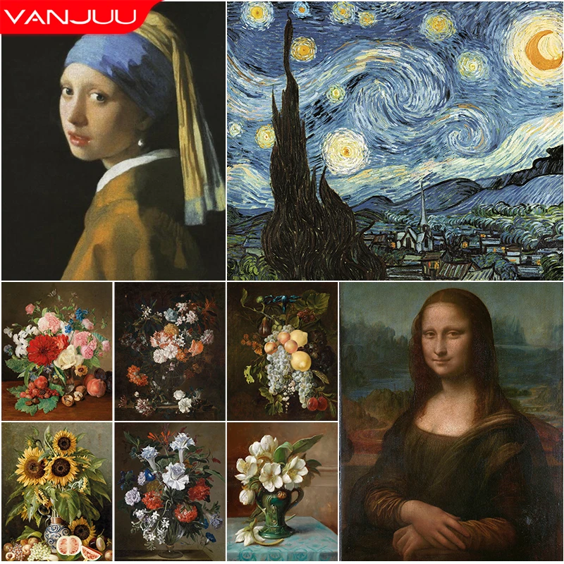 5d Embroidery Famous Paintings Famous Paintings 5d Diamond Diamond