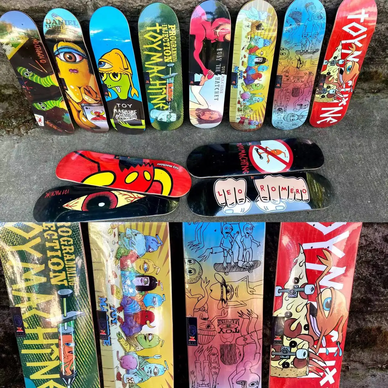 Original TOYMACHINE ELEMENT skateboard decks Canadian maple epoxy glue
