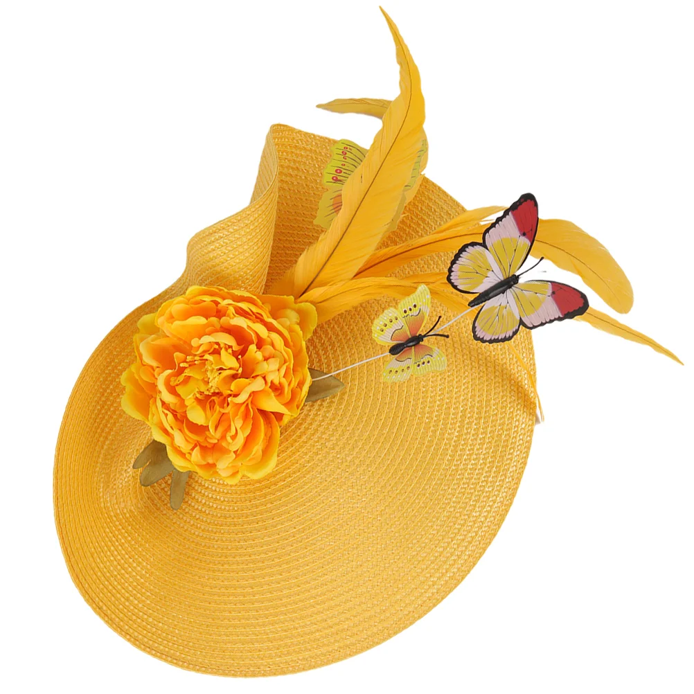 

Handmade Headgear Women Headdress Tea Party Hat Fascinator Headband Bride Fascinators for Hair Accessories
