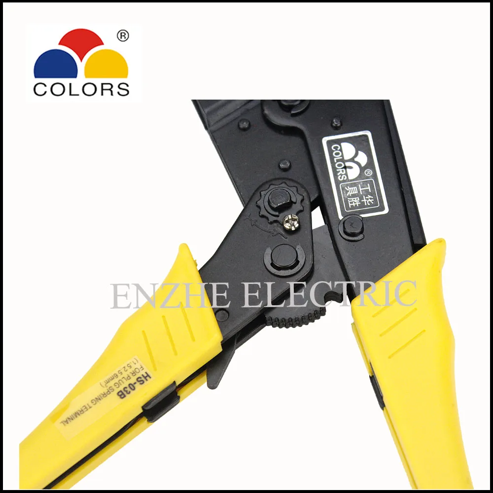 tool ratchet crimping plier european style HS-03B Non-insulated tabs and receptacles 3