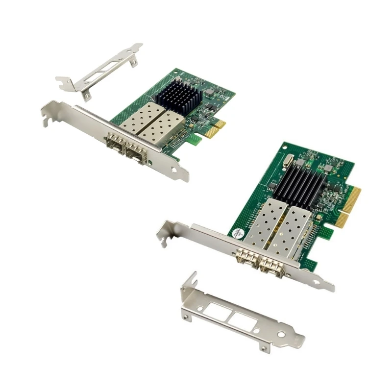 

Server Networking Controllers Gigabits PCIe 2 Port 82576EB Networking Adapters Card Desktop PCIE X1 51BE