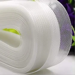 50 Yards Rigid Polyester Horsehair Braid for Sewing and Dressmaking - Ideal for Wedding and Prom Dress Accessories, Available in Multiple Widths (75mm)