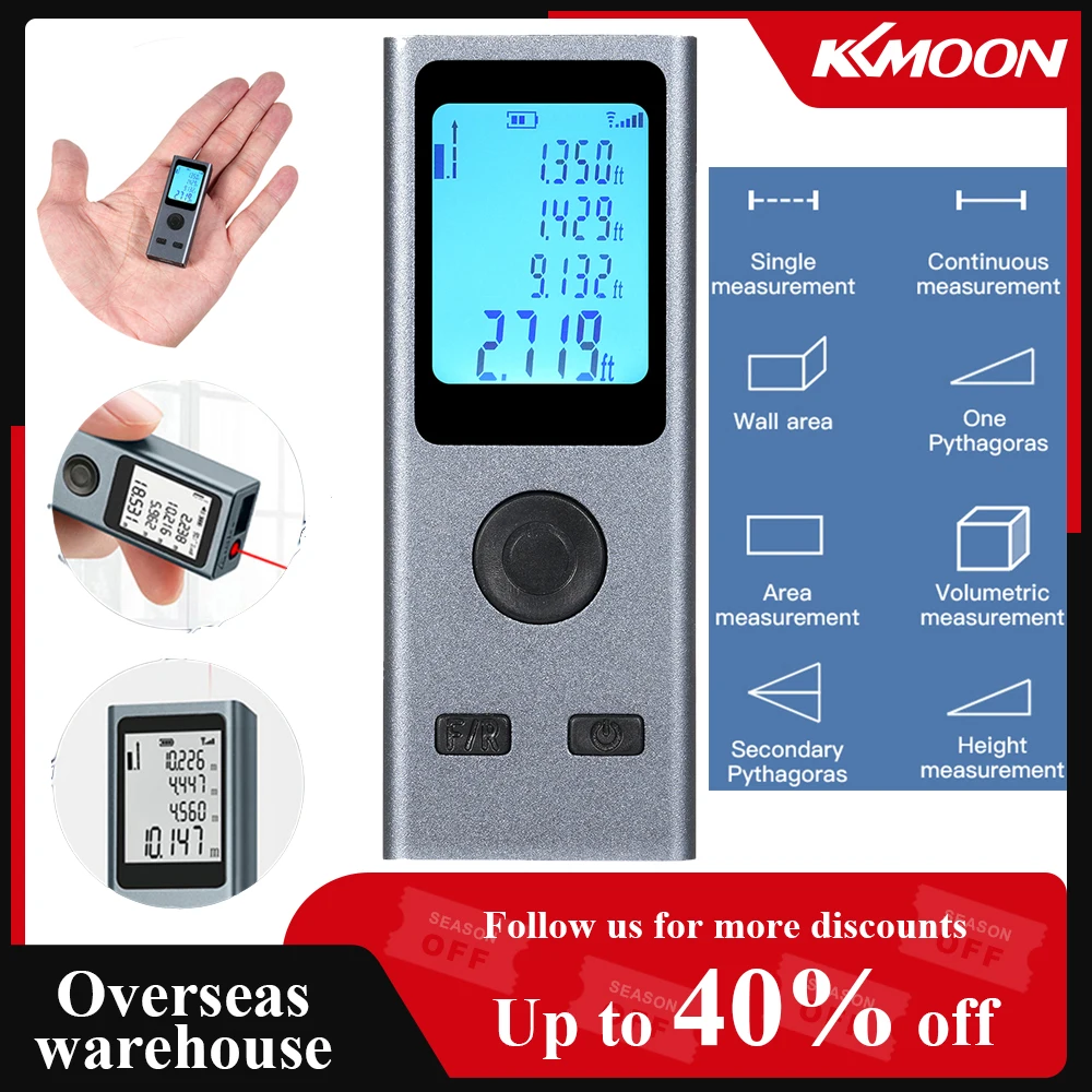 MiniIntelligentLaserRangefinder30MDigitalLaserRangefinderUSBRechargeableDigital