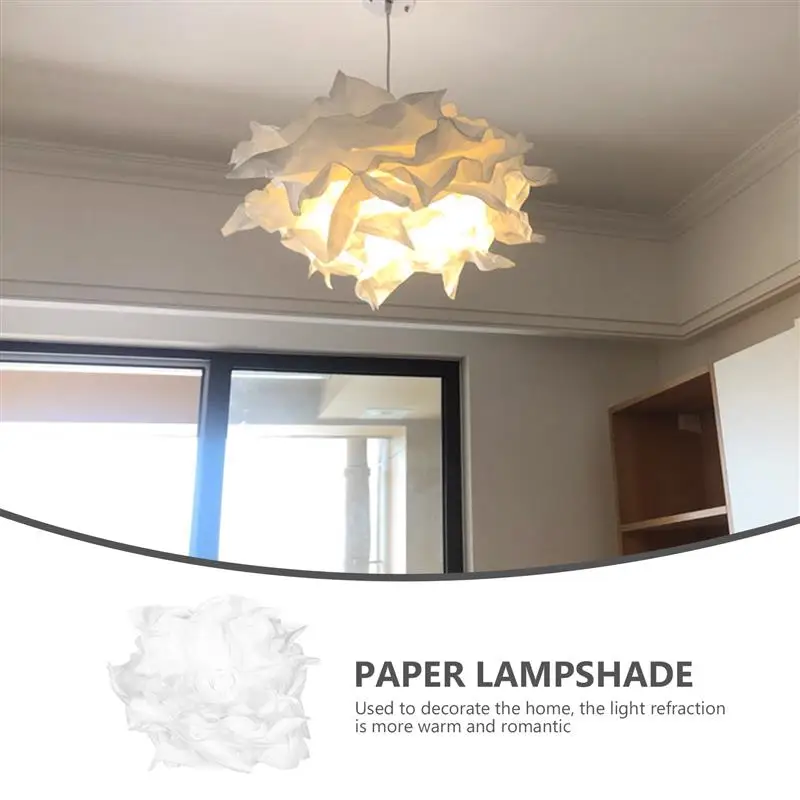 Lamp Shade Light Paper Floor Lampshade Cover Cloud Covers Ceiling Shades Chandelier Bedroom Wall Rice Decorative Replacement