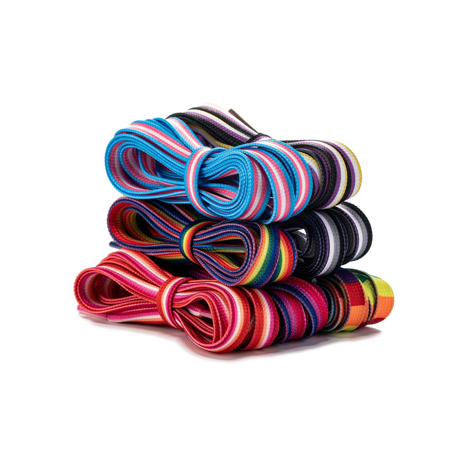 Long Shoelaces Colored for Sneakers Colorful Rainbow LGBTQ Pride Shoe Laces_voghion.com