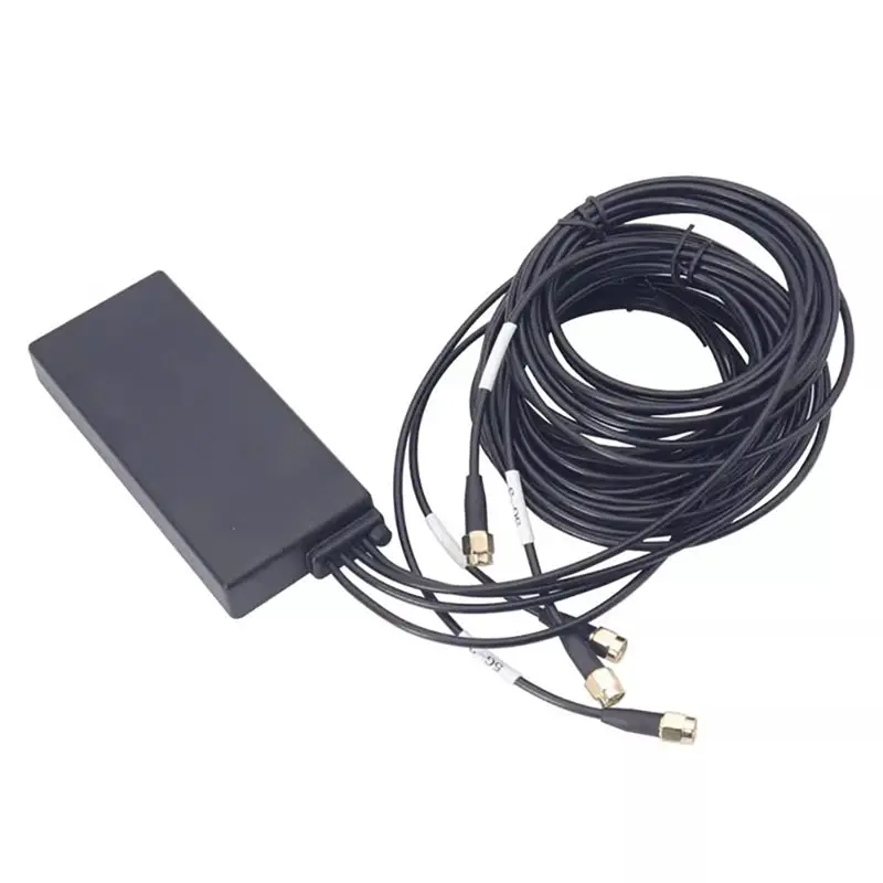 외부 안테나 4 in 1 접착식 마운트 콤보 5G 600-6000Mhz 전방향 방수 멀티 밴드 모뎀 라우터 안테나