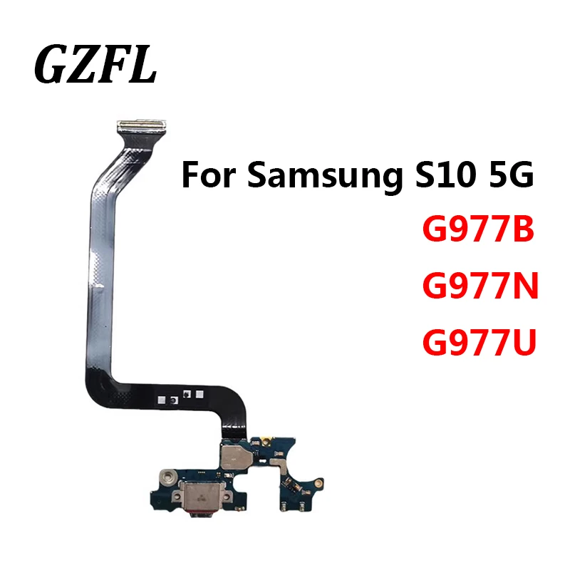 

100% Original USB Connector Charger Charging Port For Samsung Galaxy S10 5G G977B G977N G977U Dock Charge Board Flex Cable