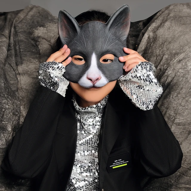 Ragazzi Cosplay Cat Mask Cute Girls maschera di Halloween per bambini  carnevale Masquerade Cosplay Fancy Dress Mask Stage Costume puntelli -  AliExpress