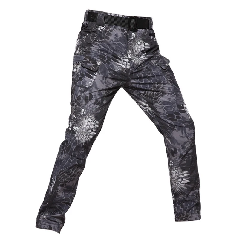 

2023Men Winter Waterproof Hunting Climbing Tactical SharkSkin Softshell Military Pant Outdoor Trousers Army Hiking Camping S-3X