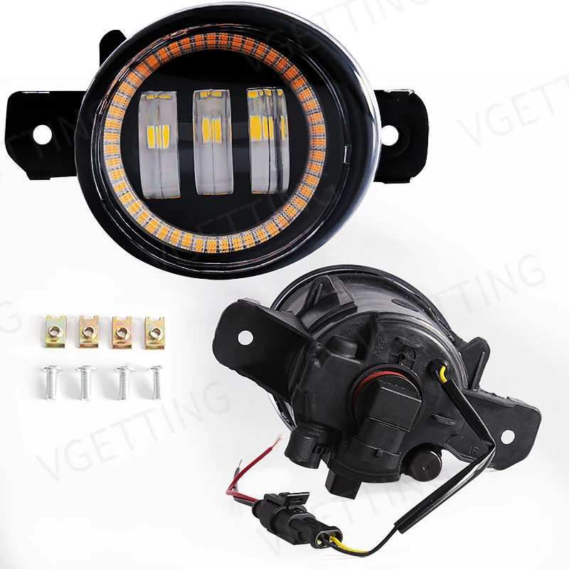 Фото Противотуманные фары Angel Eye для Nissan Altima Sylphy Bluebird Versa Urvan Note X-Trail T30 Rogue T32 Fuga Y50, светодиодные дневные ходовые огни №4