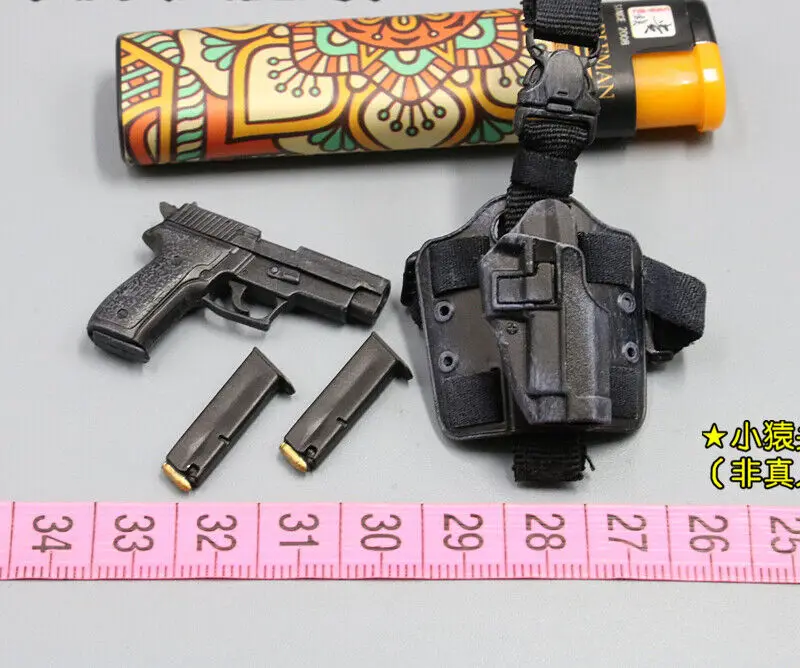 1:6 Did Ma80119S Us Secret Service Special Agent Pistol Leg Cover Model