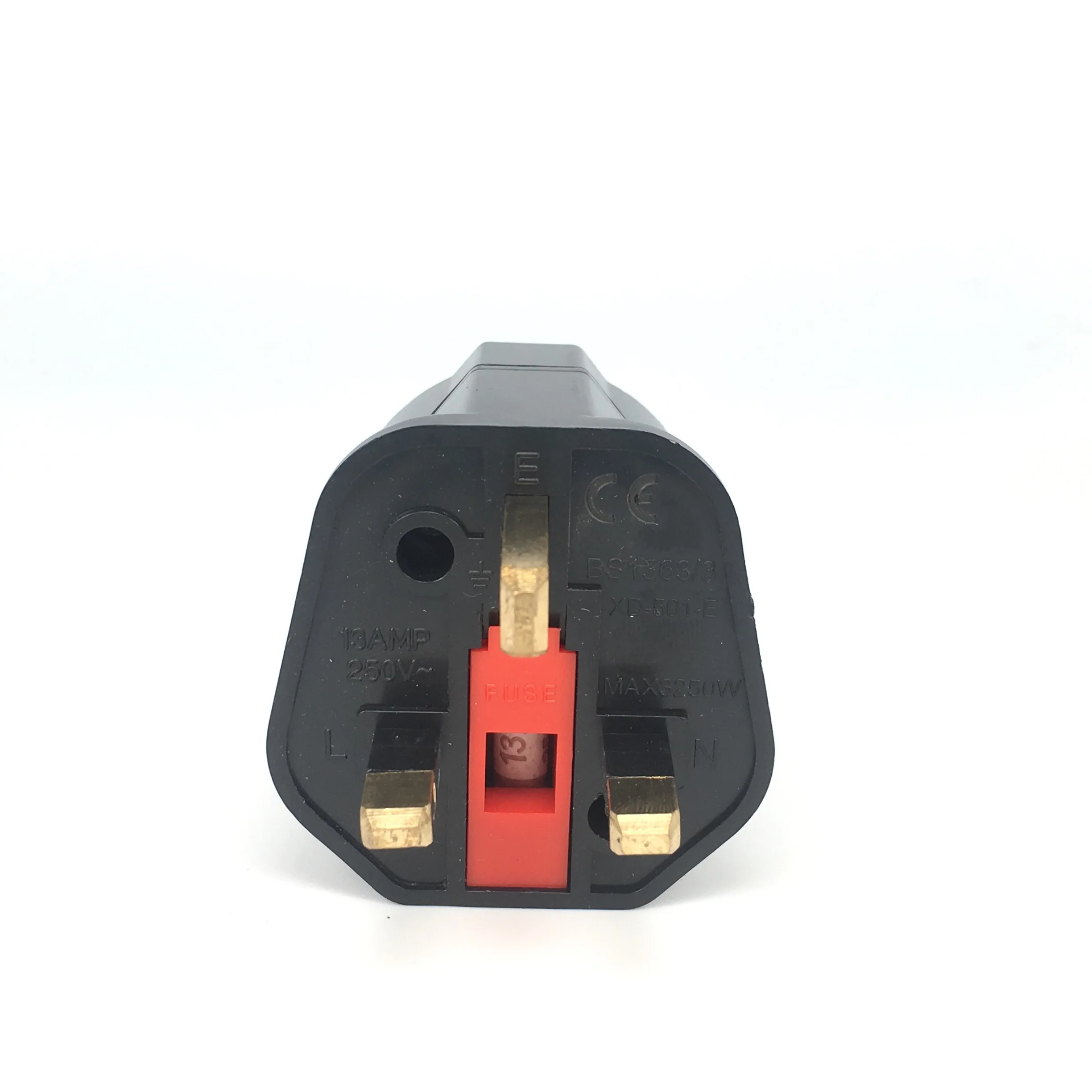 European 2 Pin to UK 3 Pin Plug Adaptor Euro EU Schuko Travel Mains Adapter plug adapter