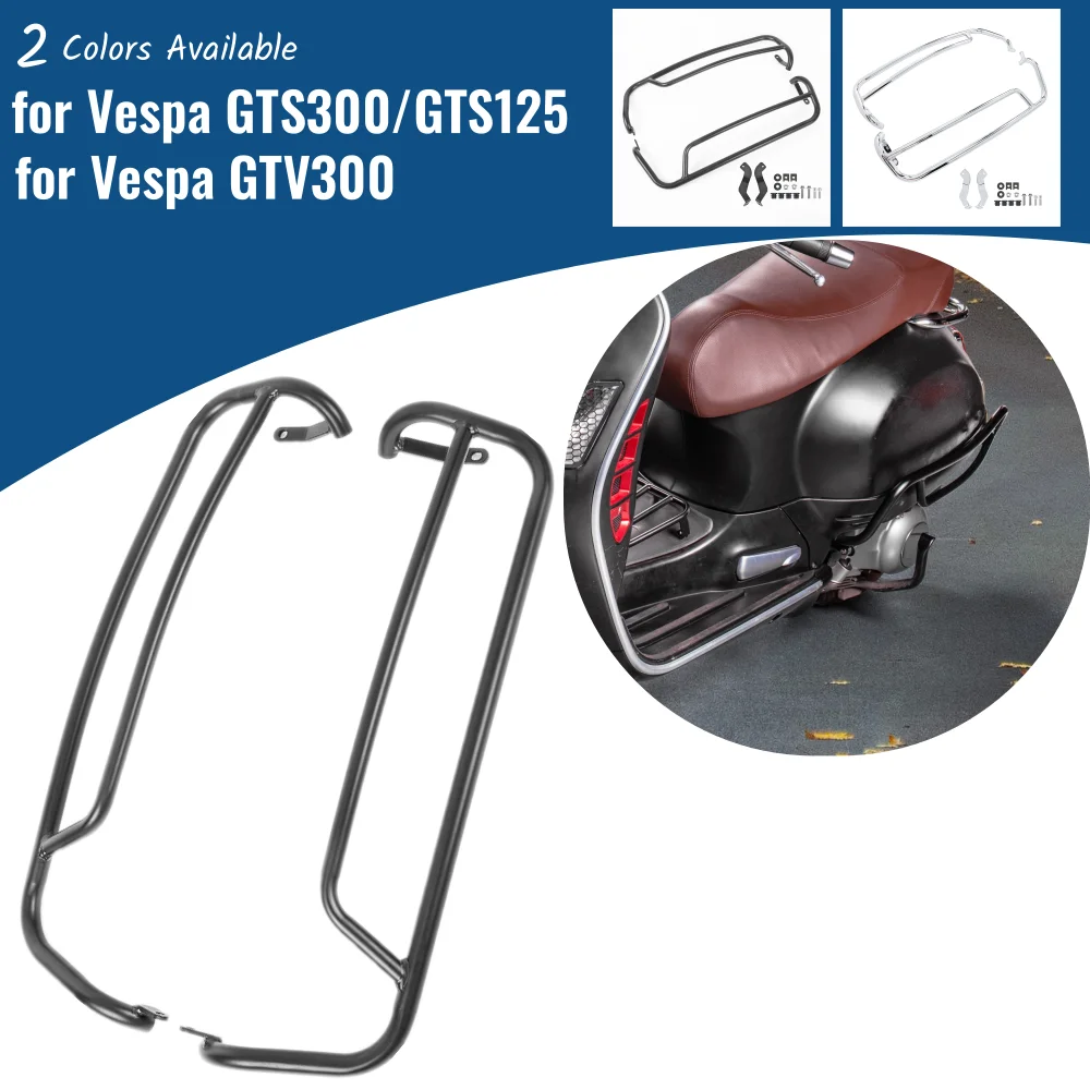 GTS300 GTV300 Engine Guard Bumper Motorcycle Highway Crash Bar For Vespa GTS GTV 300 2007 2022