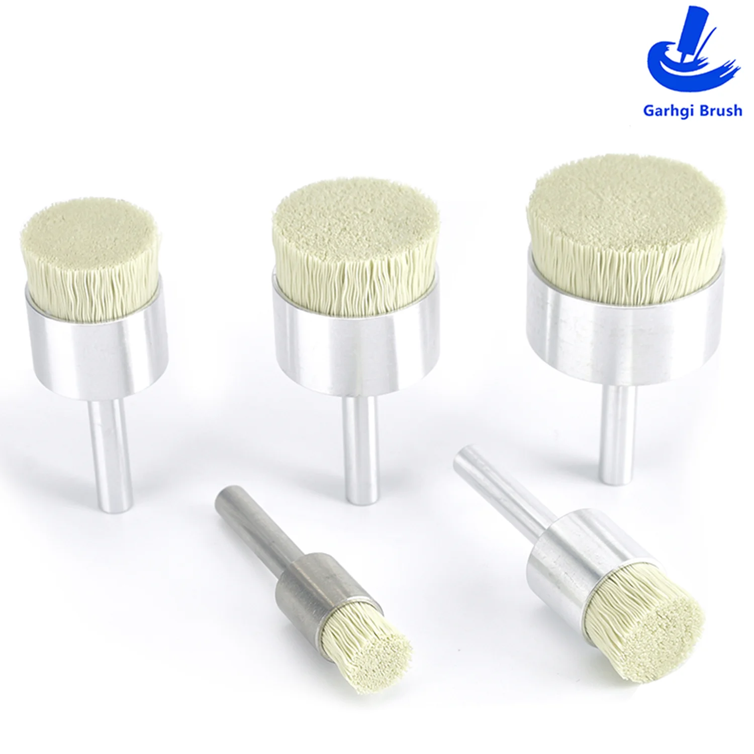 POP 320Grit Drahtendbürste, Diamant-Schleif-Nylon, industrielles rotierendes Elektrowerkzeug zum Entgraten von Metallglättungsoberflächen – Detail 9