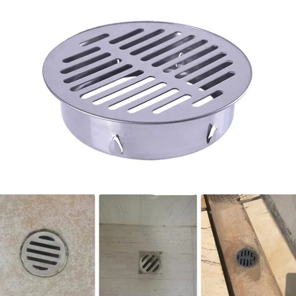 

Stainless Steel Floor Drain Anti-blocking Round Floor Drain Fruit Vegetable Strainer Kitchen Home Bathroom Supplies
