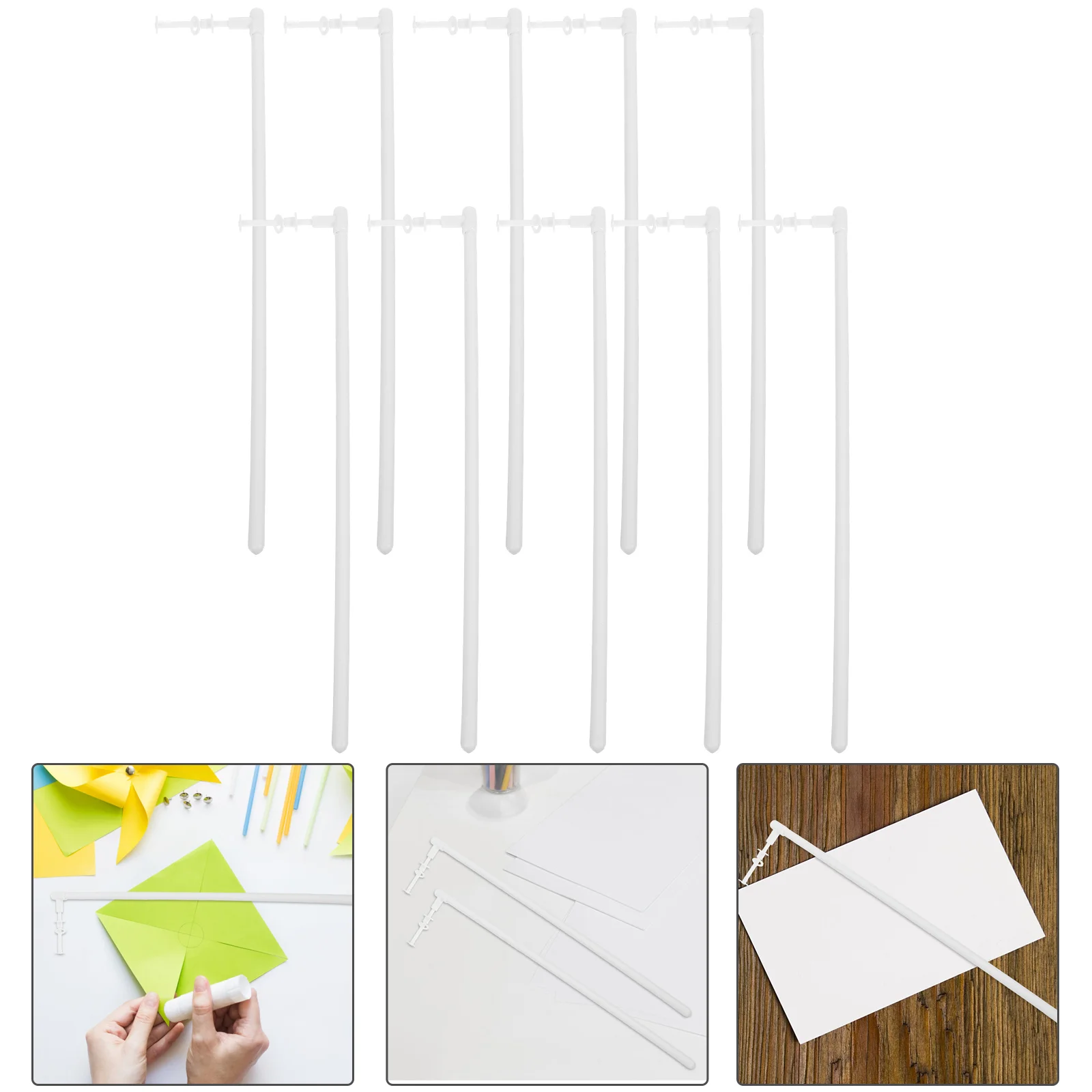 

Plastic Pinwheel Rods Windmill Sticks Practical Parts Windmills Garden Making Replacement