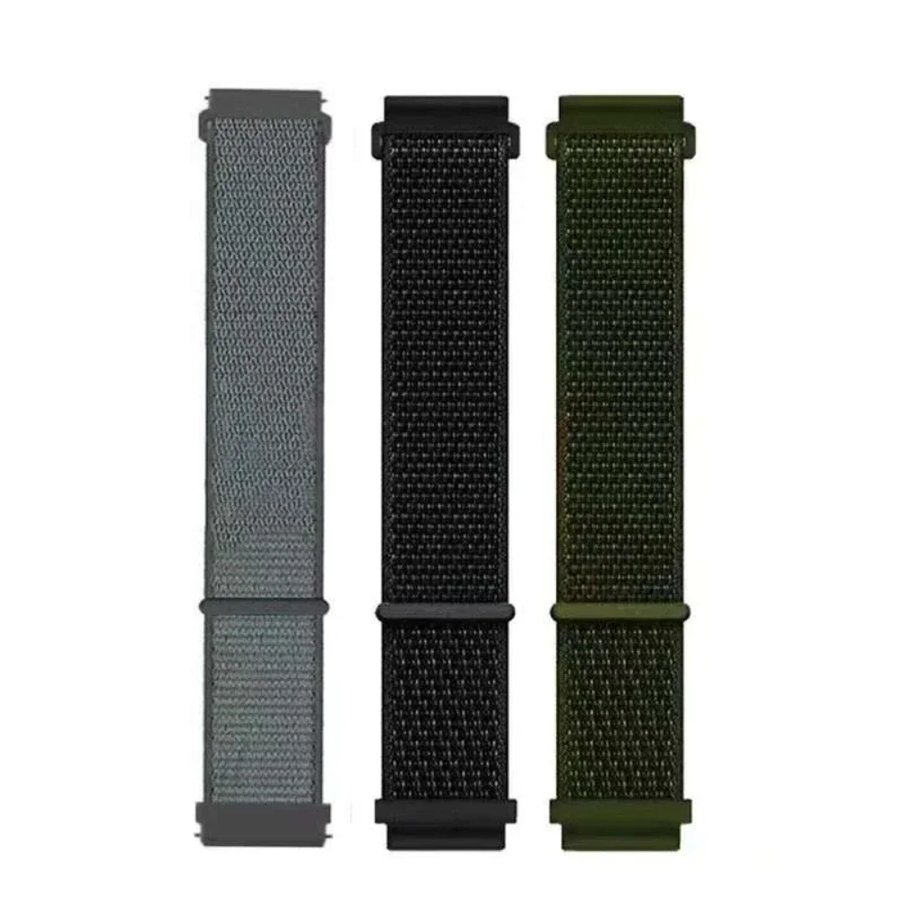 Braided Nylon Sport Watch Strap, 20/22mm