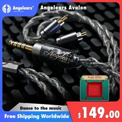 Angelears Avalon 4.4mm 0.78 2pin Copper-Silver Alloyplated Square-Core Graphene cable for  Blessing3 Bravery MESTIII