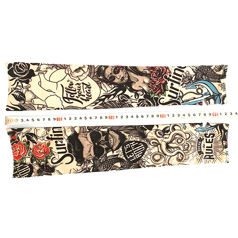 Arm Sleeve Tattoo Simulation UV Protection Outdoor For sun protection arm sleeves