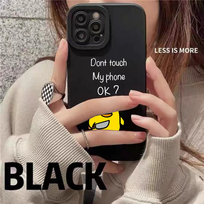 Charming Minimalist Cartoon Duck Phone Case Cover