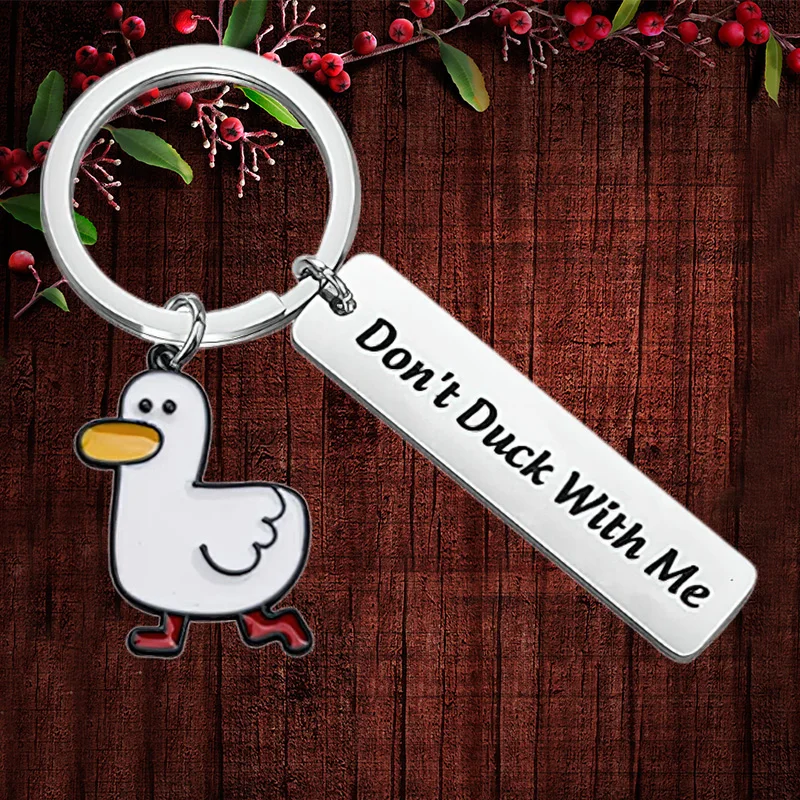 Charm Duck Gifts Keychain Pendant Duck Lovers Gift Key Chain Keyrings