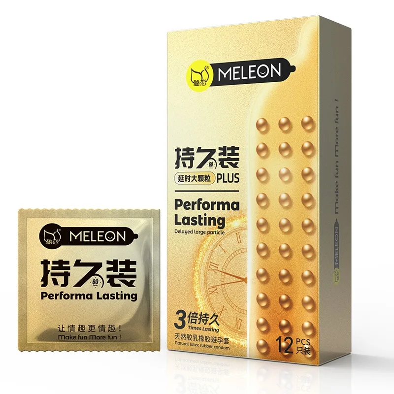 Ultra-thin Condom Lasting Delay Large Particles of Hyaluronic Acid Natural Latex Penis Sleeves Erotic Adult Sex Products Toys