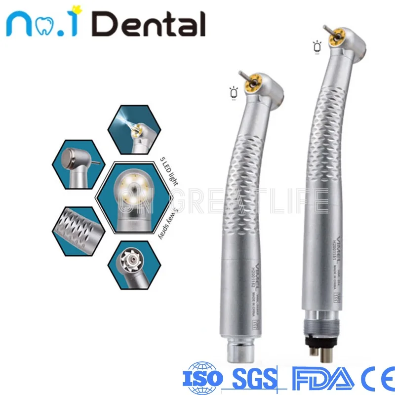 

Высокоскоростная Стоматологическая турбина Среднего Запада с 4 отверстиями