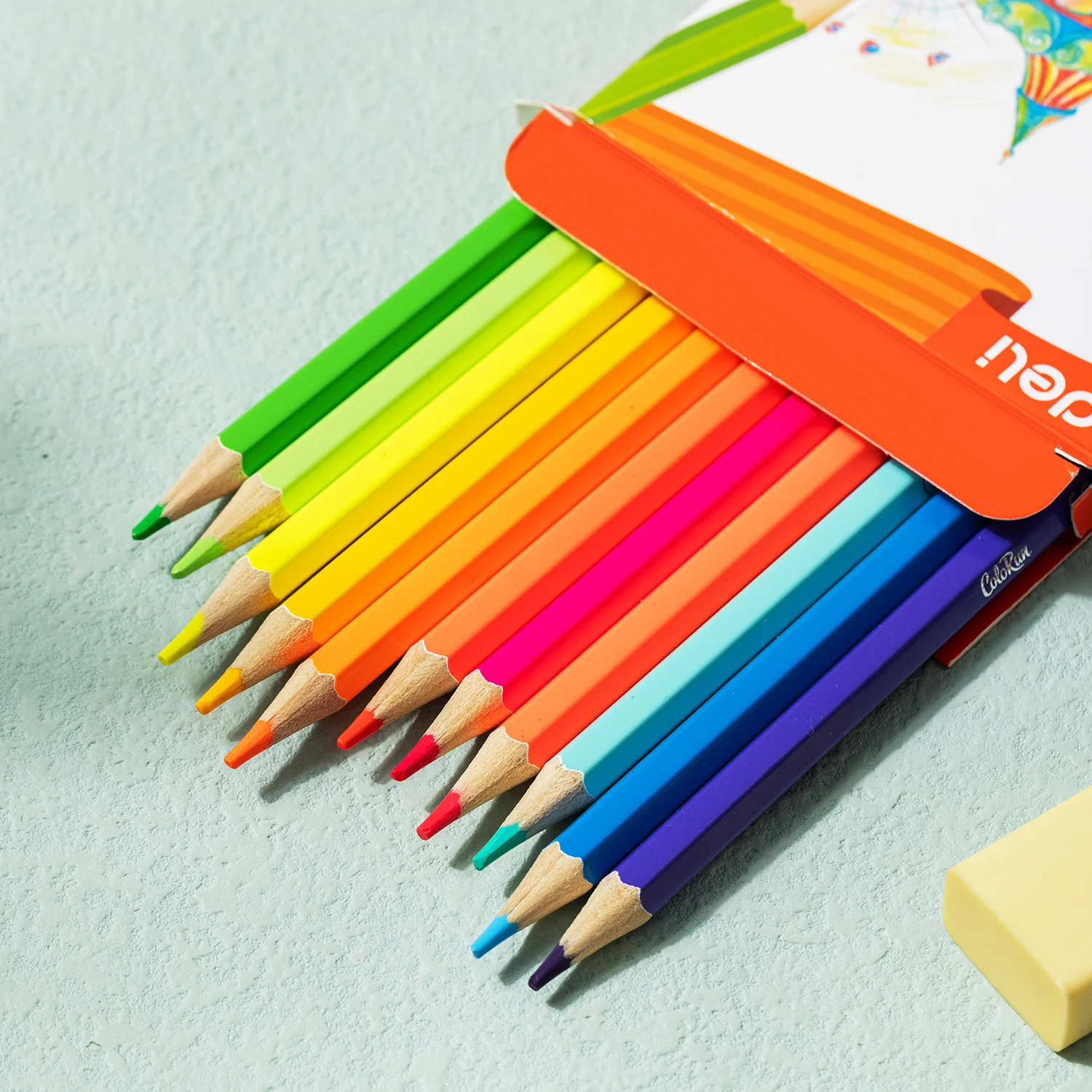 Deli 12Pcs Colored Pencils Set Watercolor Drawing Pencils School Office Writing Stationery Drawing Sketching Art Supplies 3