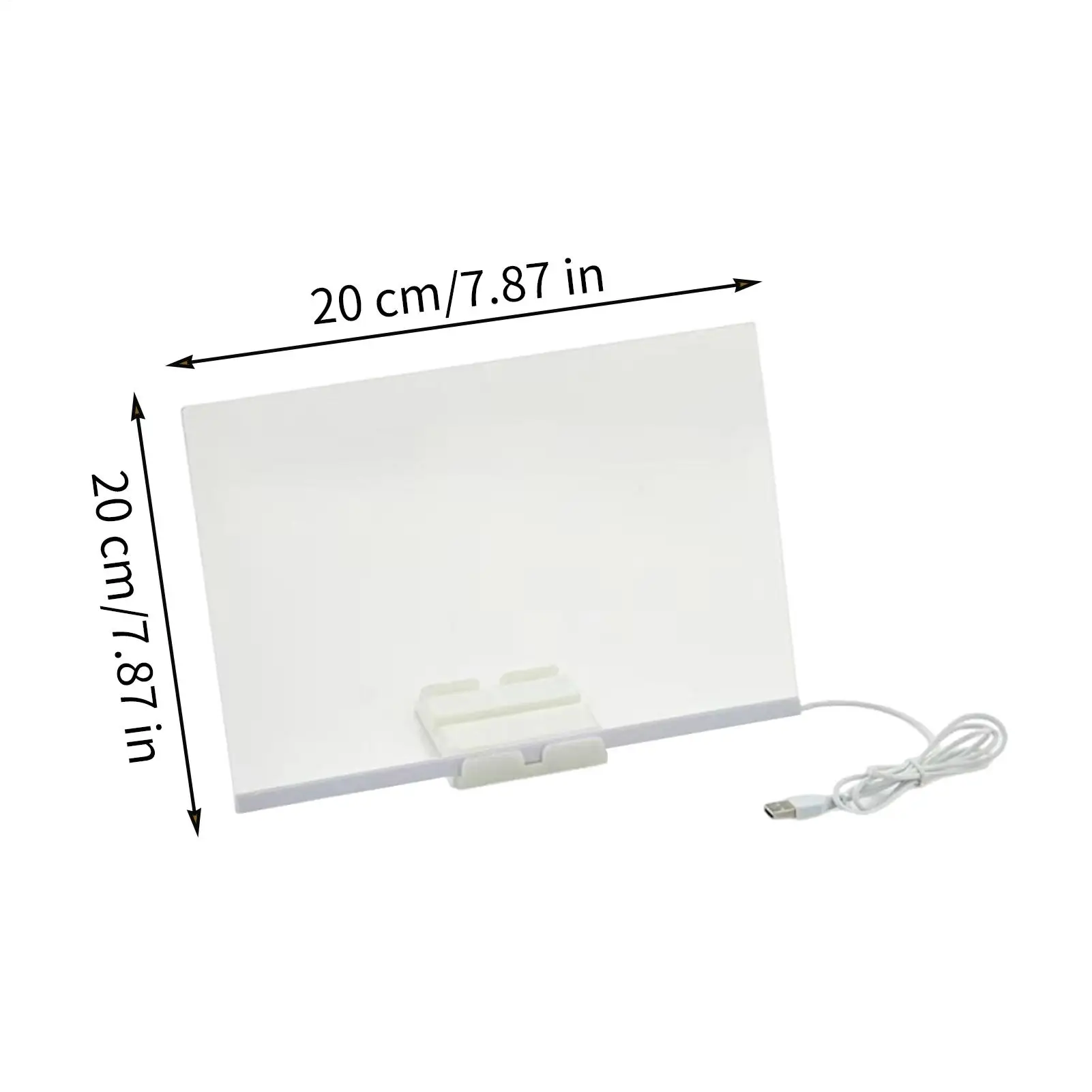 Kids LED Drawing Board LED Erasable Note Board Portable Erasable Painting Tool For Classroom Home School Kindergarten Toddler 6