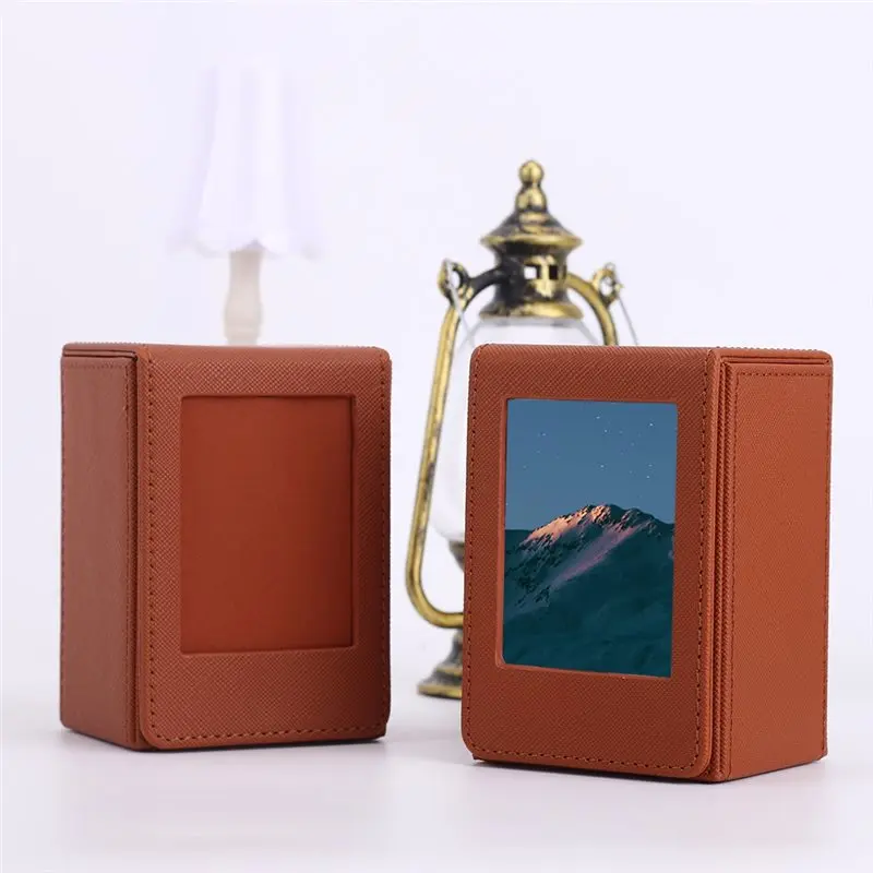 B24B Fujifilm Instax Mini 12 11용 인스턴트 필름 사진 보관함-3인치 미니 필름 프레임 사진 디스플레이 케이스 카메라