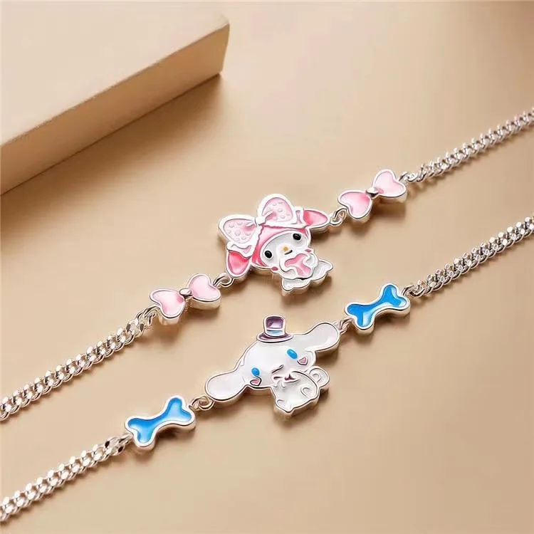 Sanrio Bracelet La Parure Kawaii Cartoon All-Match Girl Jewelry