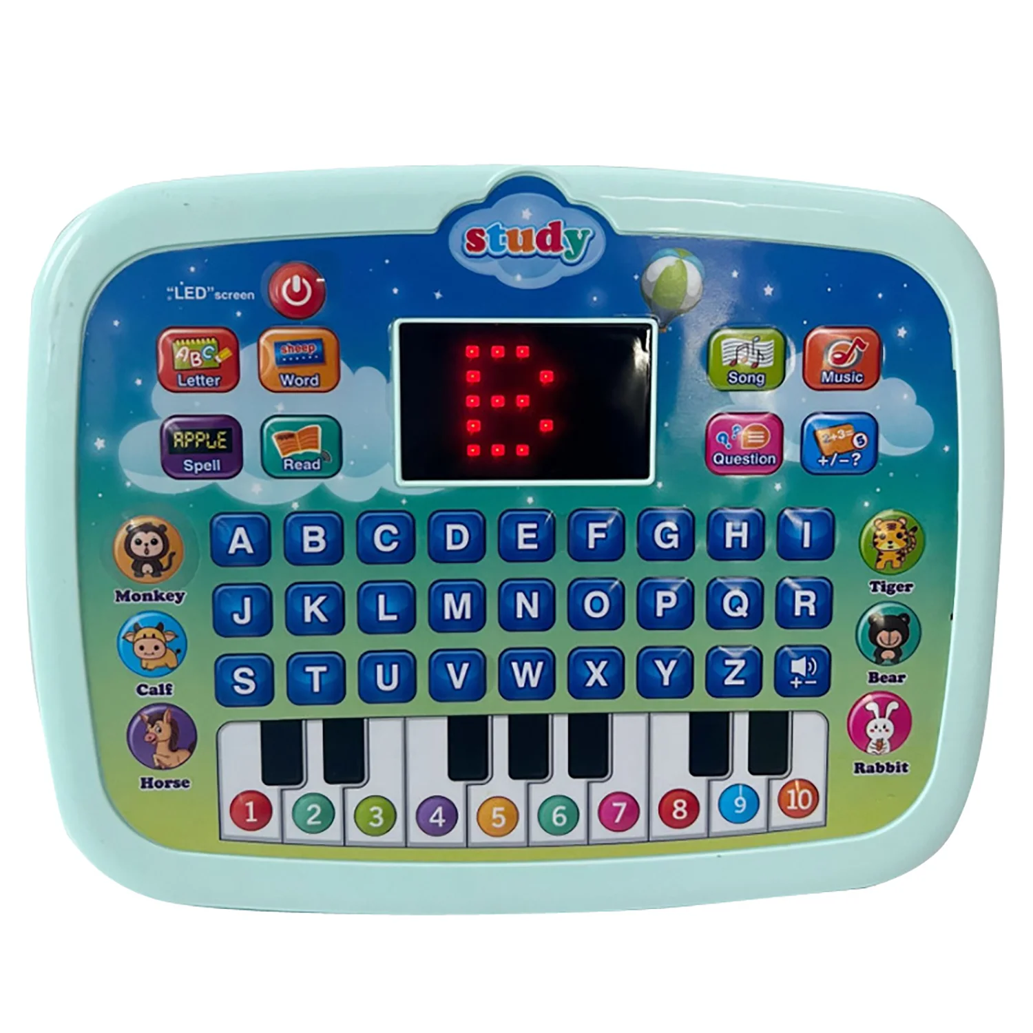 Early education machine LED display screen, children's intelligent learning machine English multifunctional early education toy 3