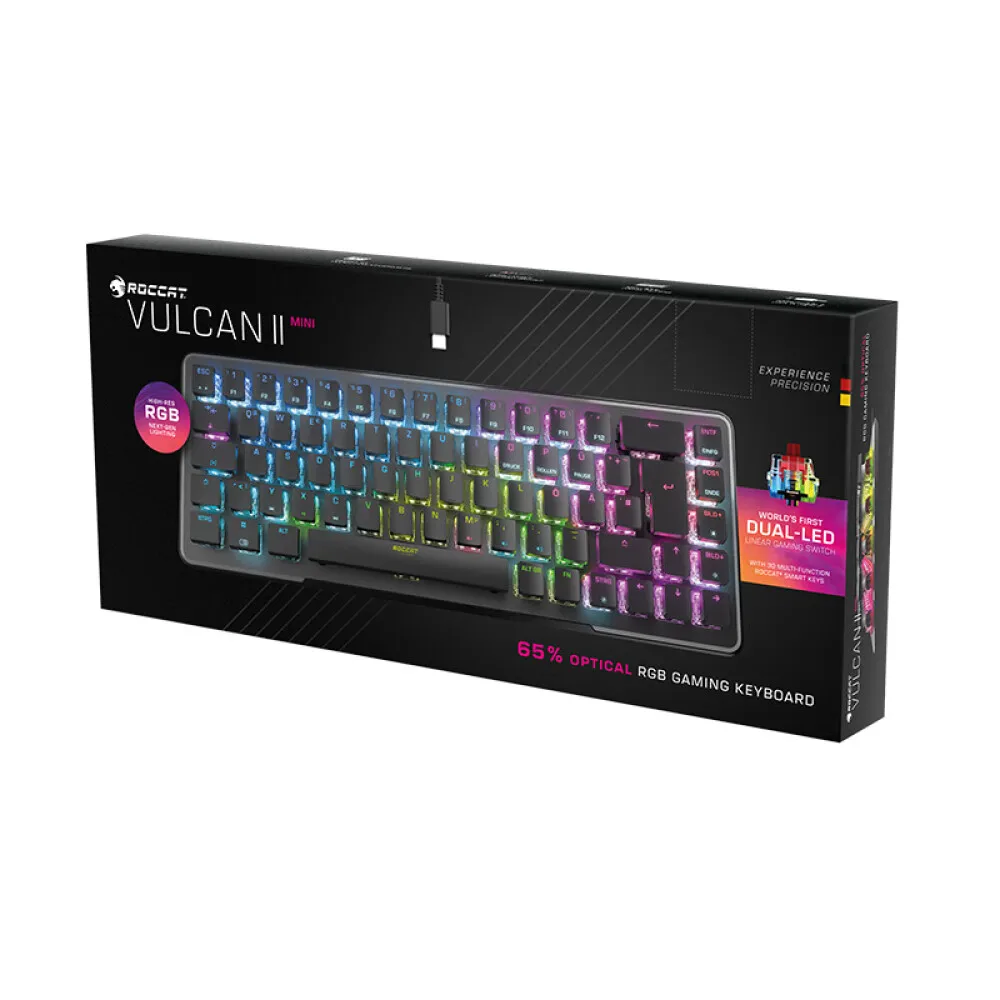 Original For ROCCAT VULCAN II MAX Wired Mechanical Keyboard 104-key AIMO  RGB Backlit, TITAN II Optical Switch - AliExpress