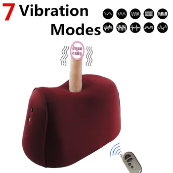 Sex Machine Chair with 2 Pcs Dildos Female Automatic Telescopic Vibrator Masturbation Sex Toys Mimic Ejaculation Massager 2