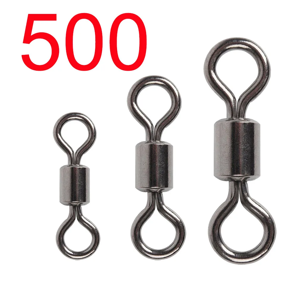 Dr.Fish – 10 Girelle In Acciaio Inox Per Pesca – Portata 86,2 Kg – Robustezza E Affidabilità - 4