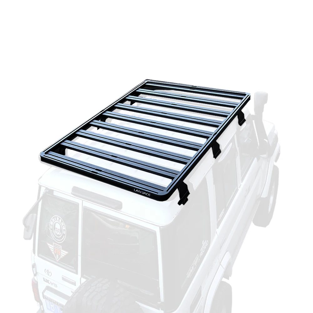 

Aluminium 4x4 accessories pickup Luggage rack truck roof Rack Universal Roof Rack For Lc76