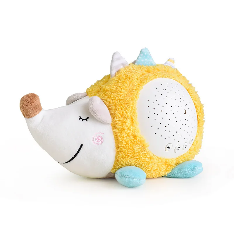 Baby Sleep Soothers Portable White Noise Sound Machine Night Light Projector Baby Lullaby Stuffed Animal Toy plush toy