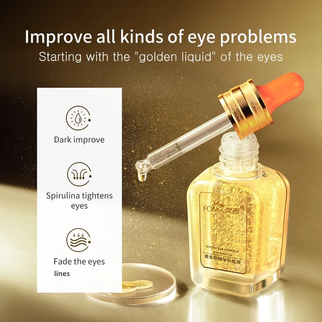 FONCE Golden Eye Serum reduces fine lines and moisturizes the skin around the eyes for women Women Eyes Care 30ml 4