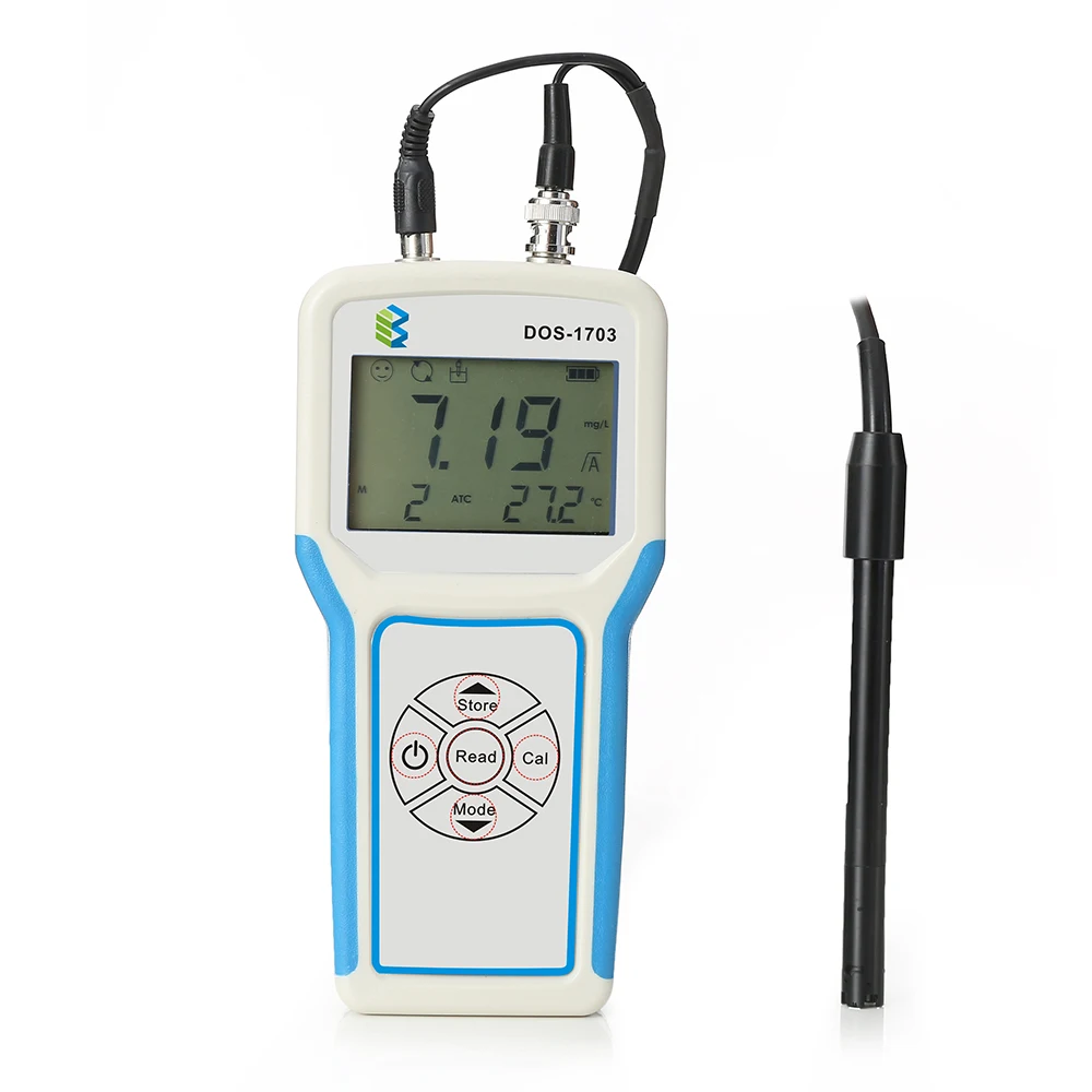

Aquaculture portable type Water Quality Tester Detector Digital 2 in 1DO /EC temperature ORP DO meter With backlight