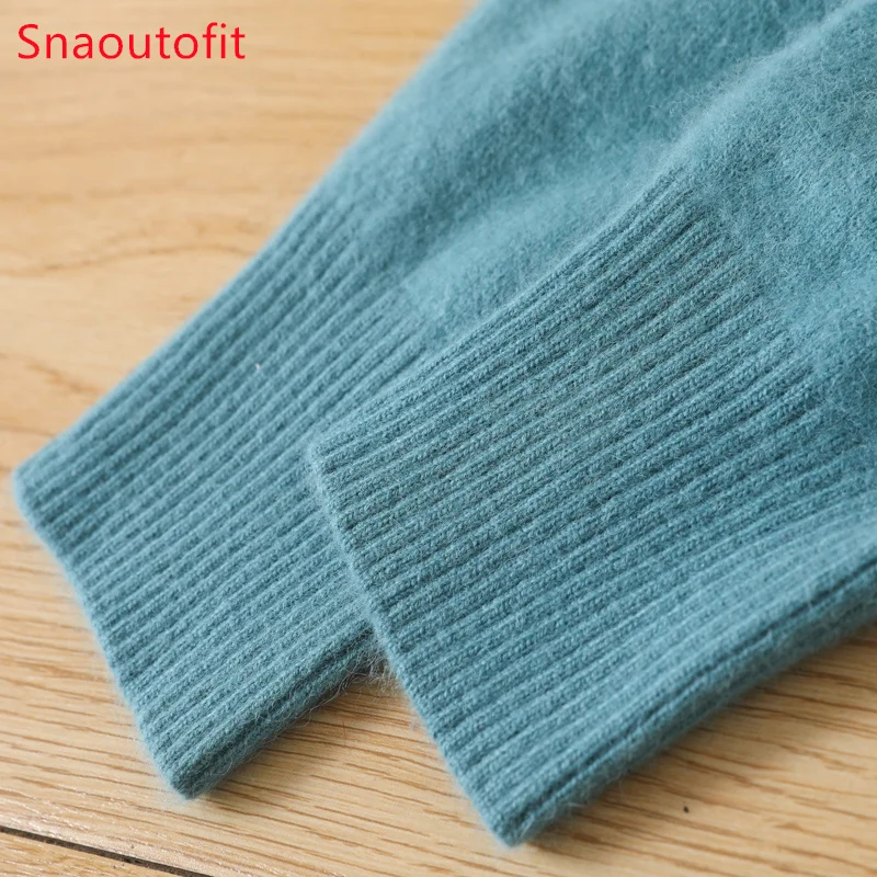 Maglione da uomo in puro cashmere visone 100% pullover con o-collo maglione lavorato a maglia autunno e inverno nuove maglioni di fascia alta a maniche lunghe top in visone 6