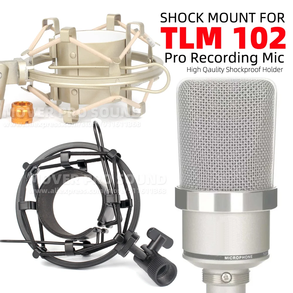 Registrazione Supporto Per Microfono Antivibrante Supporto Per Sospensione Mike Supporto Antiurto Per Neumann Tlm102 Tlm 102 Microfono Spider Shock Mo