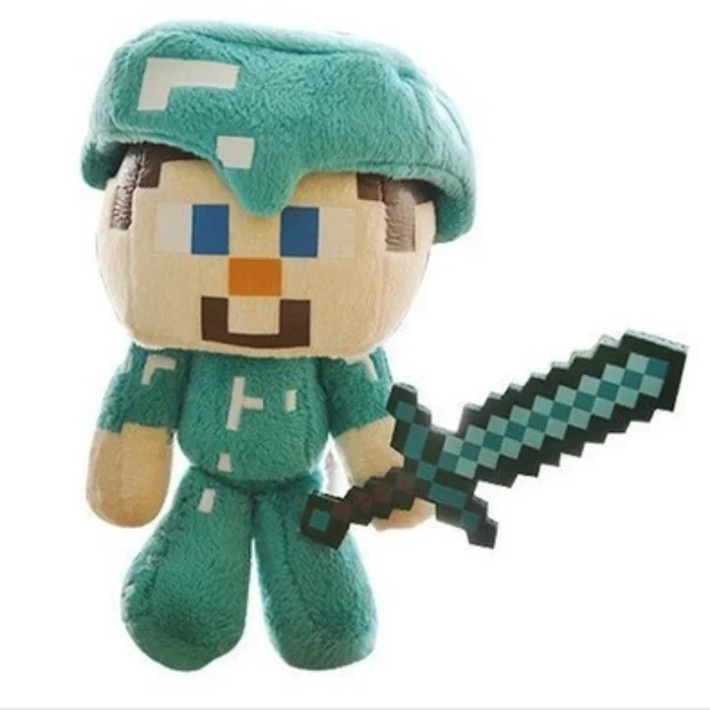 18Cm Creeper Peluche Set Zombie Bat Enderman Lupo Farcito Peluche Bambola Gioco Minecrafte Steve Cartoon Soft Brinquedos Kid