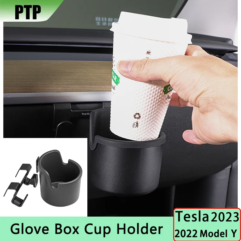 ForTeslaModel3Y201720222023GloveBoxCupHolderHookWaterCup