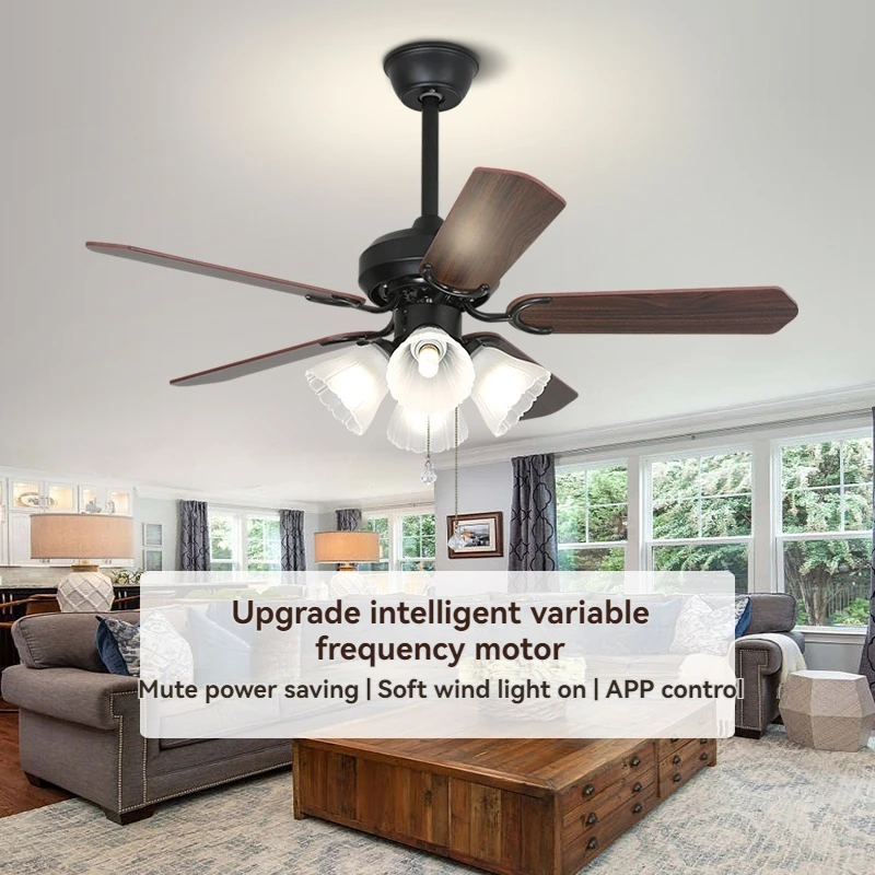 Hunter 52Inch Ceiling Fans With Lights And Remote Pull Switch Black 5 Blade Ceiling Fan With Light For Living Room Bedroom Ceiling Fan