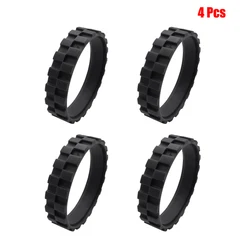 Anti-Slip Rubber Wheel Tires Replacement for Robotic Vacuum Cleaners (4 pcs)