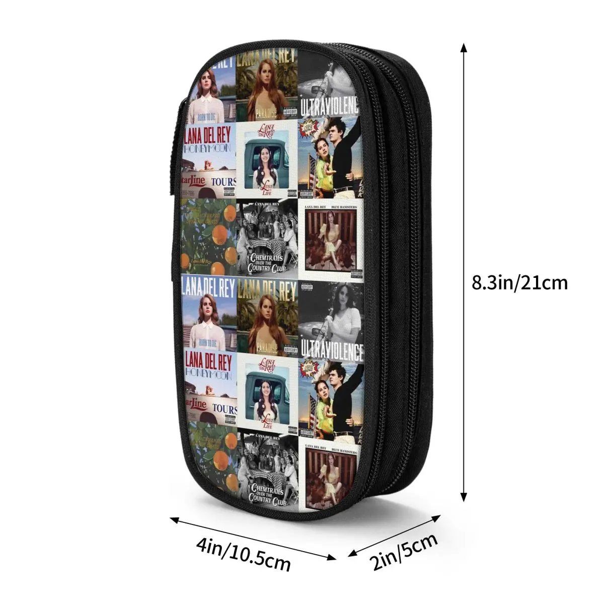 Collage Lana LDR Album Covers Accessories Pencil Case Large-capacity Office Supplies Gift For Fan Pencil Box Birthday Gift