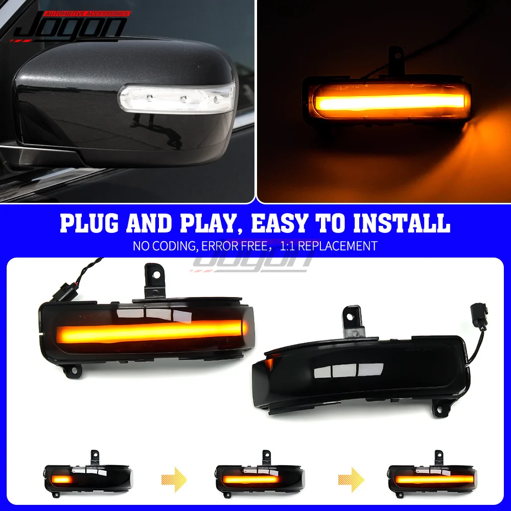 

For Mazda CX-7 (ER) 2006.02-2012.08 Mazda 8 (LY) 2011-2016 2Pcs Dynamic Turn Signal LED Mirror Indicator Sequential Blinker Lamp