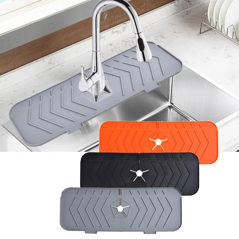 KitchenFaucetMatSinkDrainingPadWaterDryingPadsSplashWater