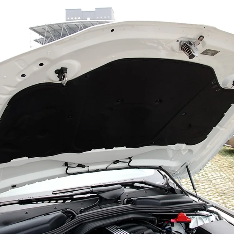 

Car Hood Engine Sound Heat Insulation Cotton Pad Soundproof Heat Insulation Mat For BMW E60 E61 525i 528i 530i K